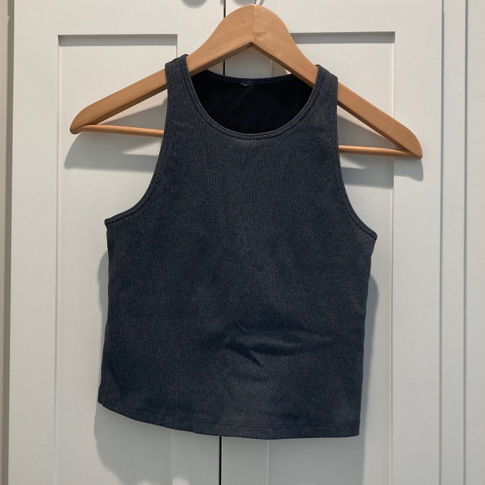 Vuori Elevation Charcoal Racerback Tank
